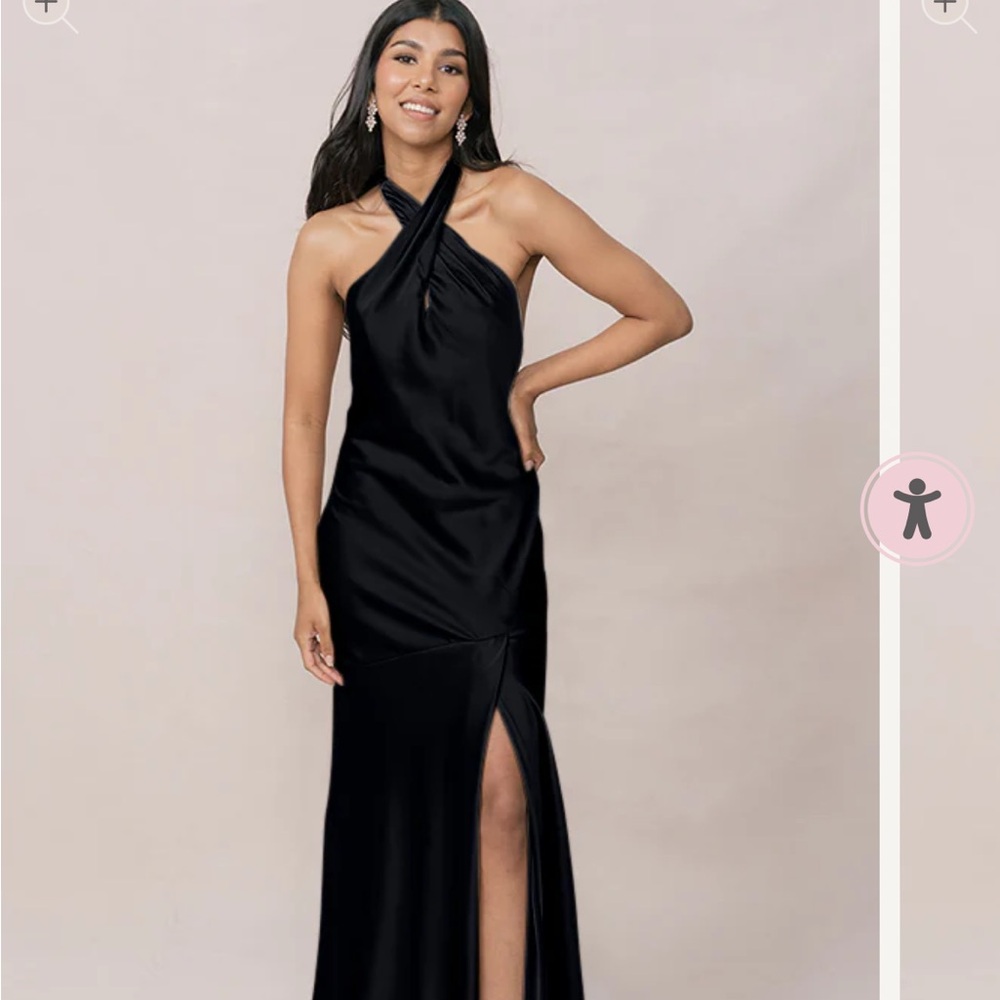 Revelry Athena Satin Dress